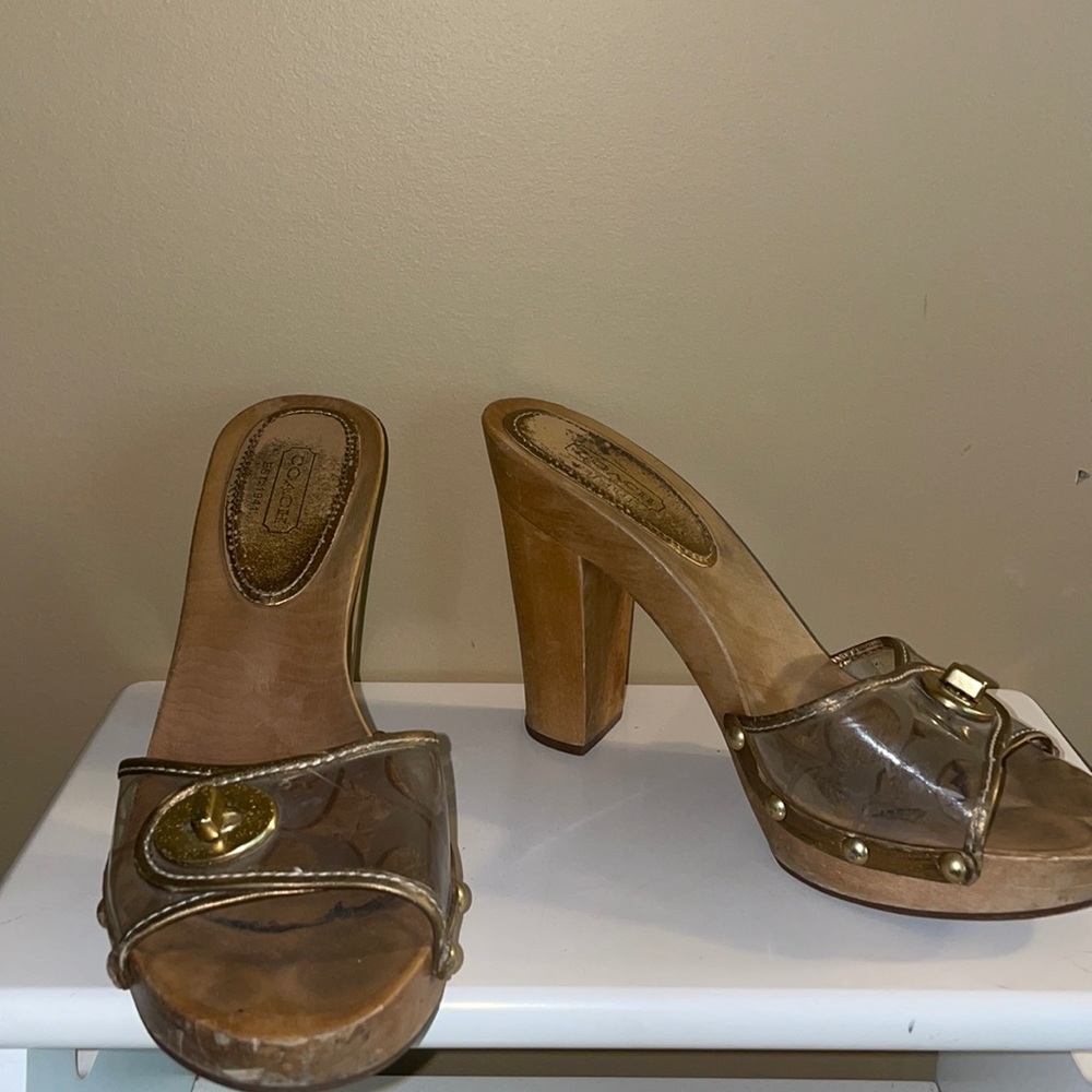 Coach Clear Heels